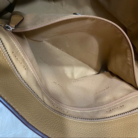 Coach Sophia Pebbled Leather Tote Bag Handbag Purse 36600 - Picture 12 of 14